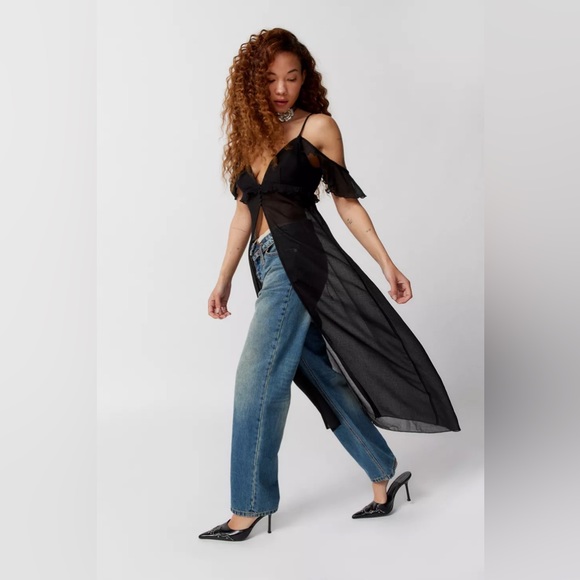 Urban Outfitters Tops - UO Silence + Noise Ezra Longline Flyaway Top